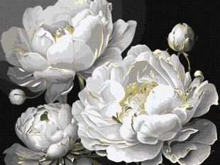 Malen nach Zahlen - Makellose Schönheit 3 mit metallischen Farben ©art_selena_ua