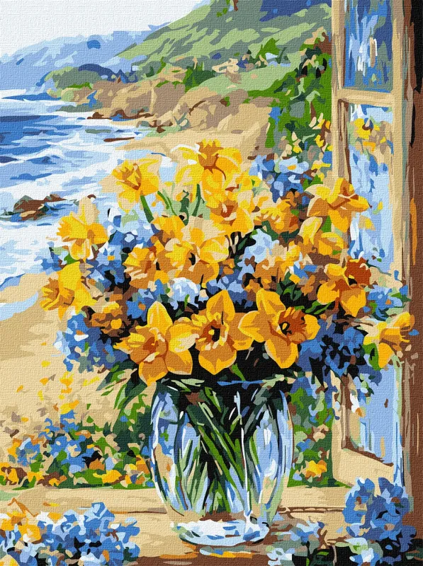 Malen nach Zahlen - Die Blumenküste ©art_selena_ua