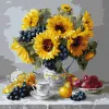 Painting by numbers - Sunflowers with grapes ©art_selena_ua