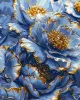 Malen nach Zahlen - Goldene Pfingstrosenblütenblätter mit extra Metallic-Farben ©art_selena_ua