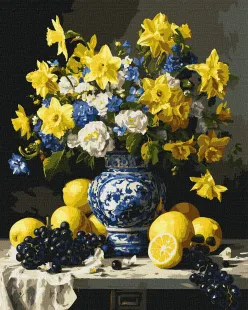Malen nach Zahlen - Gelber Rosenkranz ©art_selena_ua