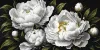 Painting by numbers - Peonies in the moonlight with metallic paints ©art_selena_ua