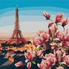 Painting by numbers - Paris magnolias