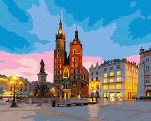 Malen nach Zahlen - Abend Krakau