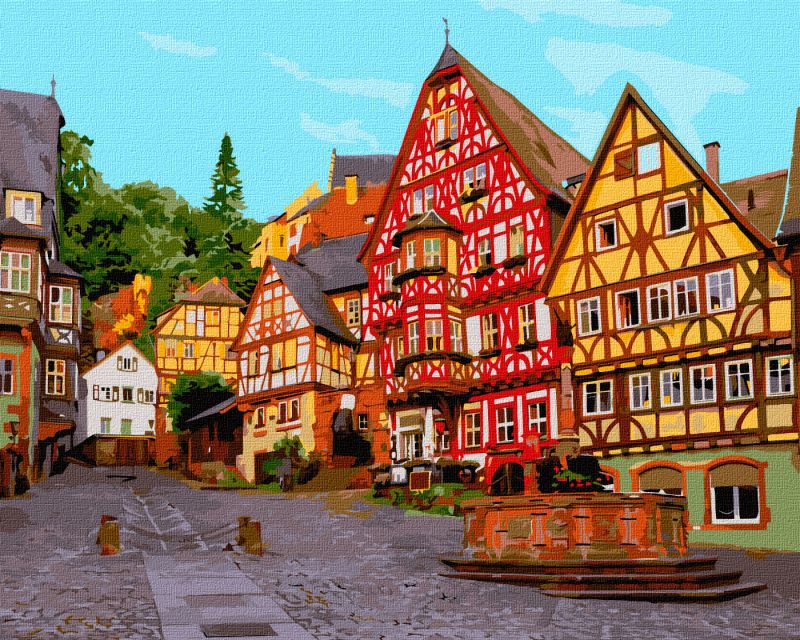 Painting by numbers - Bright Germany