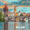 Painting by numbers - Evening Prague