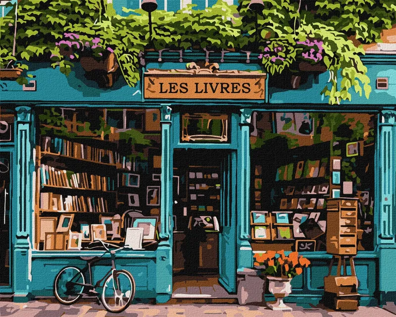 Malen nach Zahlen - Die Welt der Bücher ©art_selena_ua