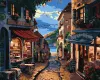 Malen nach Zahlen - Französische Straße ©art_selena_ua