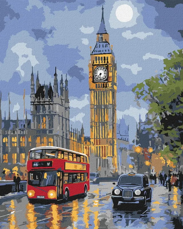 Painting by numbers - London at night ©art_selena_ua