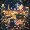 Malen nach Zahlen - Feuerwerk für Paris ©art_selena_ua