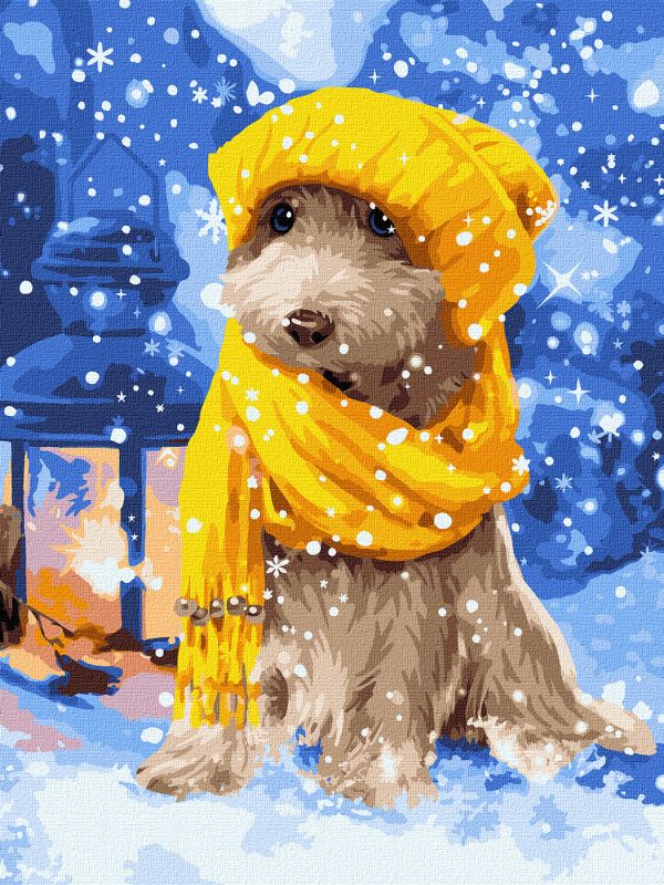 Painting by numbers - Fluffy friend