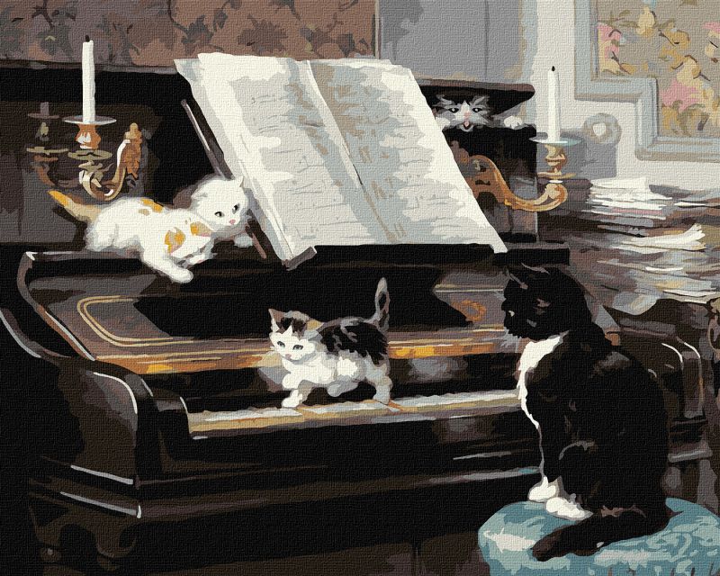 Malen nach Zahlen - Musiker ©Henrietta Ronner-Knipp