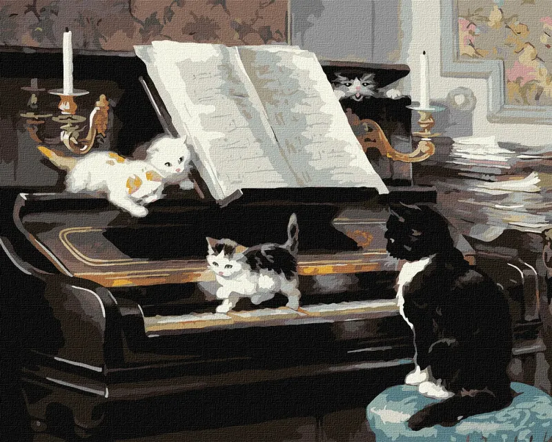 Malen nach Zahlen - Musiker ©Henrietta Ronner-Knipp