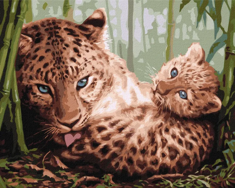 Painting by numbers - Tenderness ©Sergey Lobach