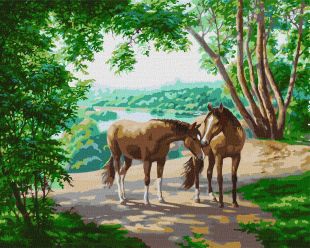 Malen nach Zahlen - Auf einem Spaziergang ©Sergiy Lobach