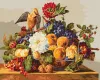 Malen nach Zahlen - Abendessen eines Rotkehlchens ©Franz Xaver