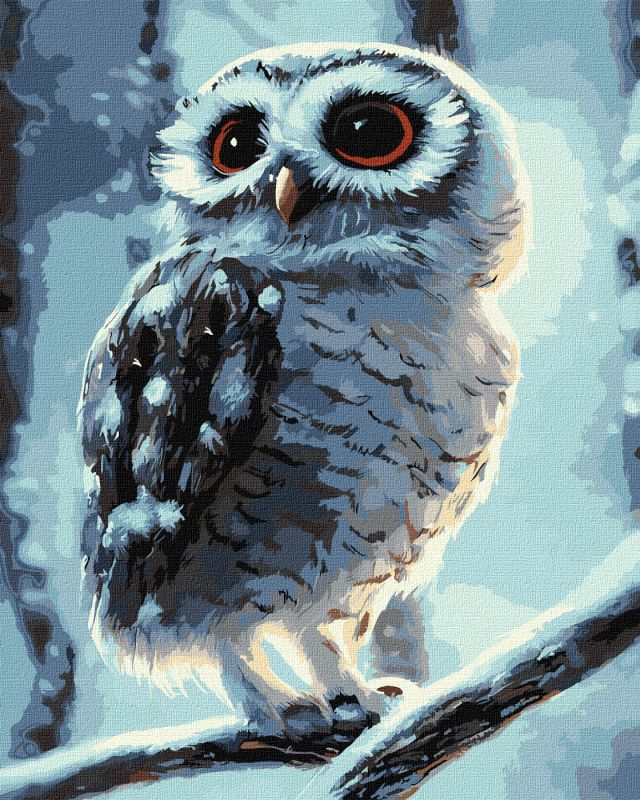 Painting by numbers - Wonder owl ©Neag Mircea Marius