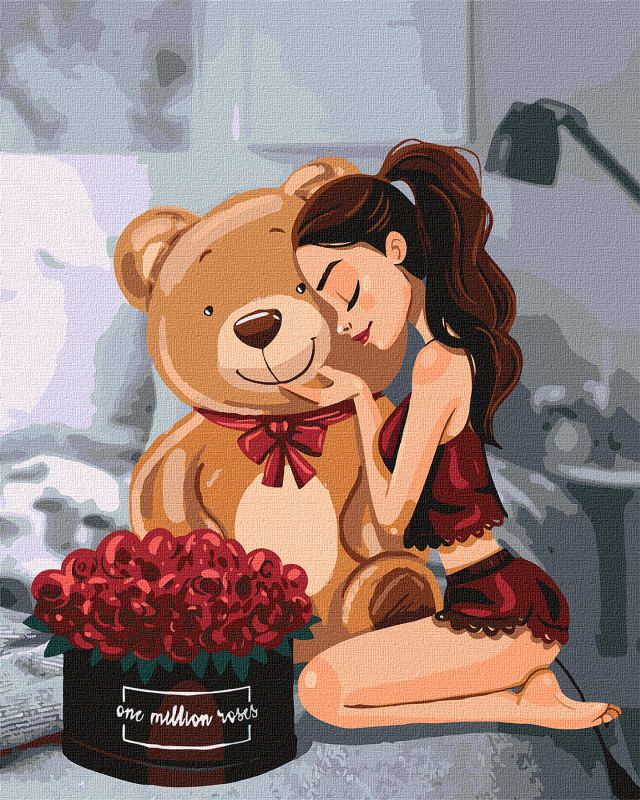 Painting by numbers - One million roses 