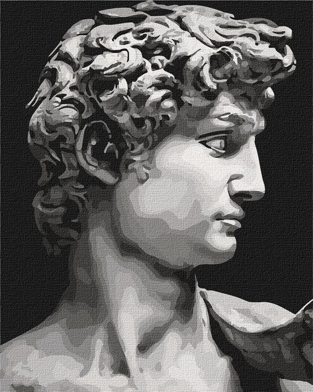 Malen nach Zahlen - Der David von Michelangelo