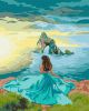 Painting by numbers - An azure evening 
