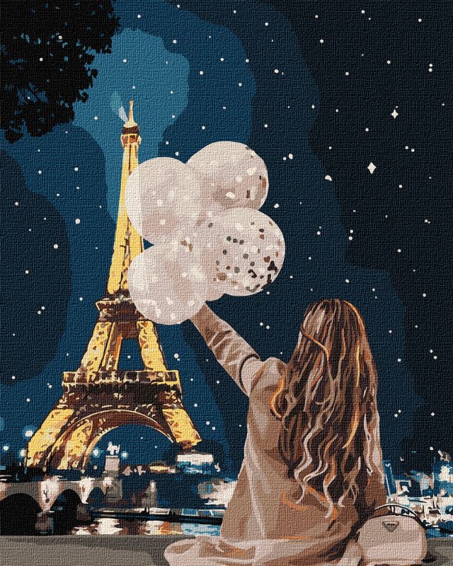 Malen nach Zahlen - Ein unvergesslicher Abend in Paris