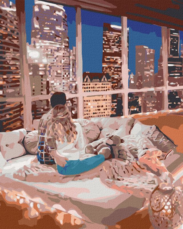 Painting by numbers - Watching the city 