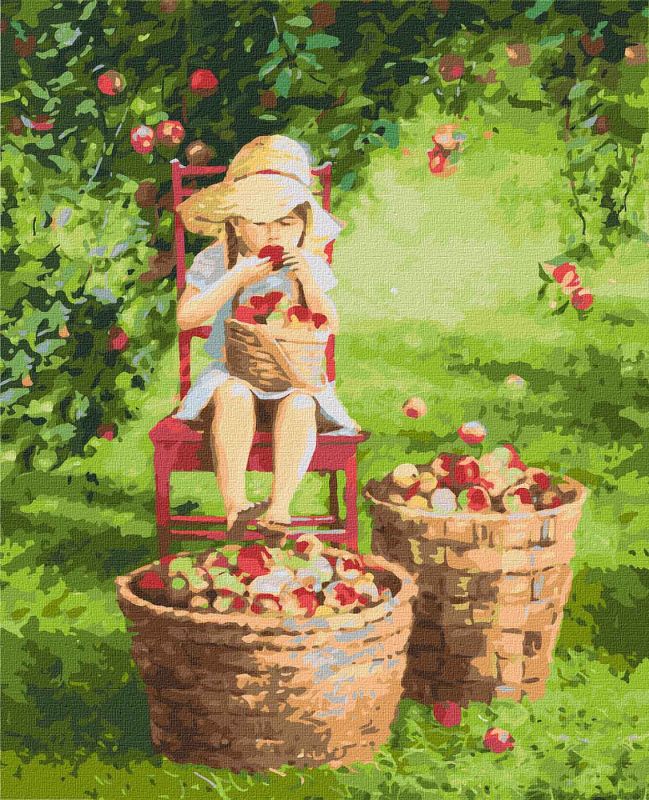 Painting by numbers - Apples ©Ira Volkova