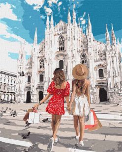 Malen nach Zahlen - Traumshopping mit einem Freund
