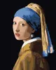 Malen nach Zahlen - Mädchen mit einem Perlenohrring ©Jan Vermeer