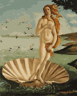 Malen nach Zahlen - Geburt der Venus ©Sandro Botticelli