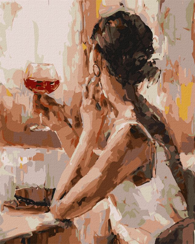 Painting by numbers - A mysterious stranger