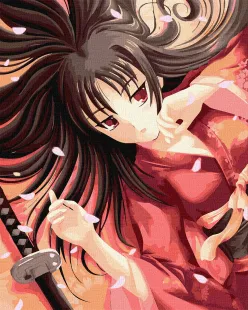 Malen nach Zahlen - Geheimnisvolle Geisha