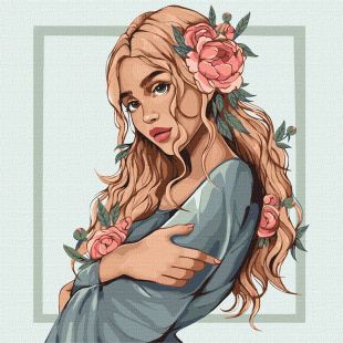 Malen nach Zahlen - Blüte des Frühlings ©lien_illustration