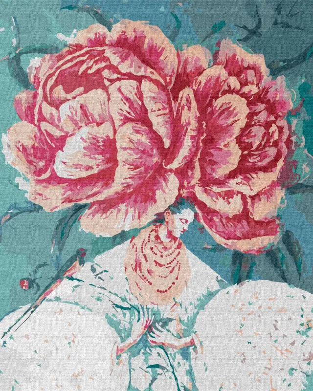 Painting by numbers - A blooming soul ©Haydamaka Olya