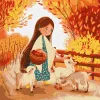 Malen nach Zahlen - Apfel-Geschichte ©Kateryna Valerieva