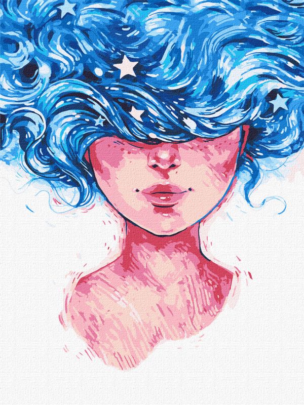 Malen nach Zahlen - Stellare Vorstellungskraft ©lesya_nedzelska_art