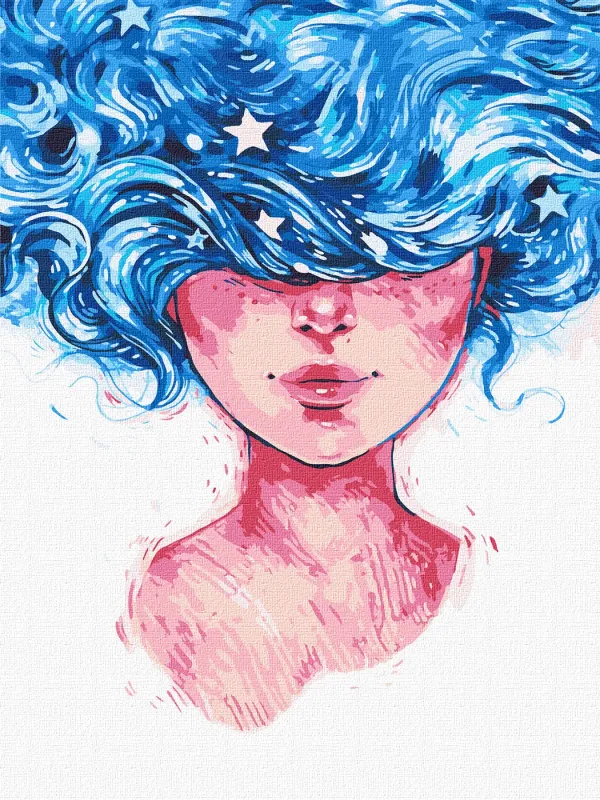 Painting by numbers - Stellar imagination ©lesya_nedzelska_art