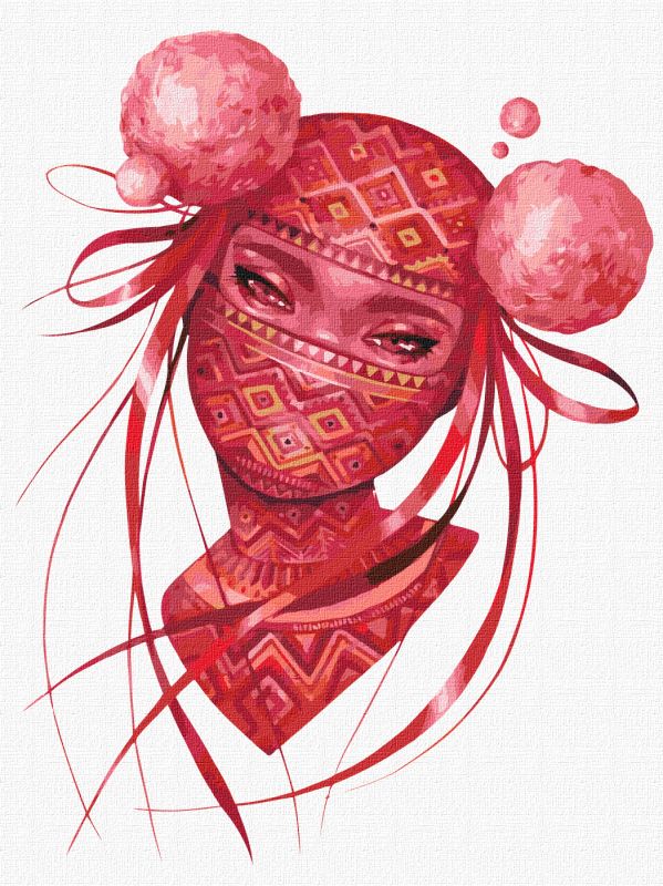 Malen nach Zahlen - Ukrainischer Ninja ©lesya_nedzelska_art
