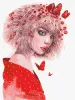 Malen nach Zahlen - Kuss der Schmetterlinge ©lesya_nedzelska_art