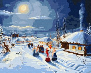 Malen nach Zahlen - Weihnachtslieder ©ArtAlekhina