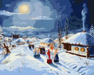 Malen nach Zahlen - Weihnachtslieder ©ArtAlekhina