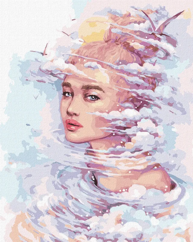 Painting by numbers - Dreamy thoughts ©lesya_nedzelska_art