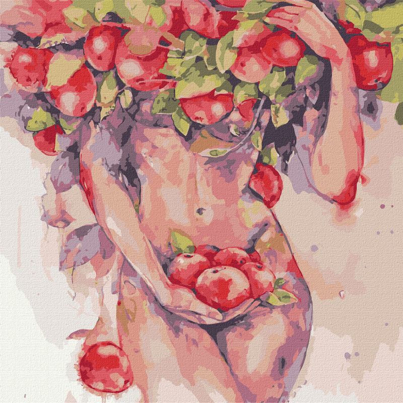 Malen nach Zahlen - Apple Versuchung ©lesya_nedzelska_art
