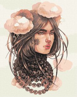 Malen nach Zahlen - Bewölkte Gedanken ©lesya_nedzelska_art