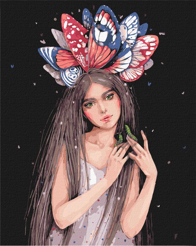 Malen nach Zahlen - Farben der Schmetterlinge ©lesya_nedzelska_art