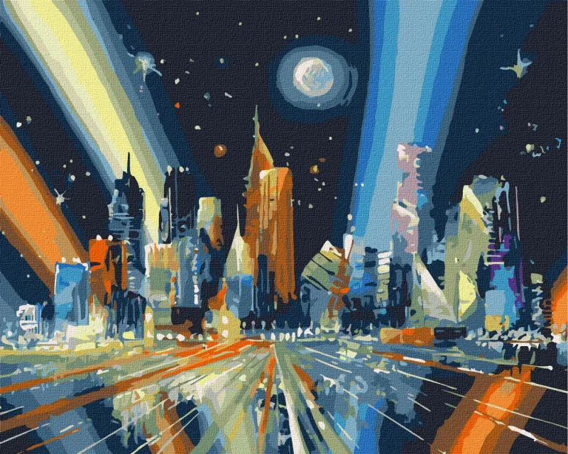 Malen nach Zahlen - Strahlen der Metropole ©Ihor Sokolsky
