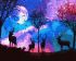 Painting by numbers - Fabulous forest