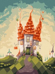 Malen nach Zahlen - Ein fabelhaftes Häuschen ©Elena Schweitzer