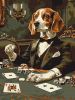 Painting by numbers - Gambling beagle ©art_selena_ua
