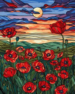 Malen nach Zahlen - Die Schönheit von Mohnblumen ©art_selena_ua